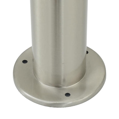 Bollard Light with Outlet 80 cm Stainless Steel IP44