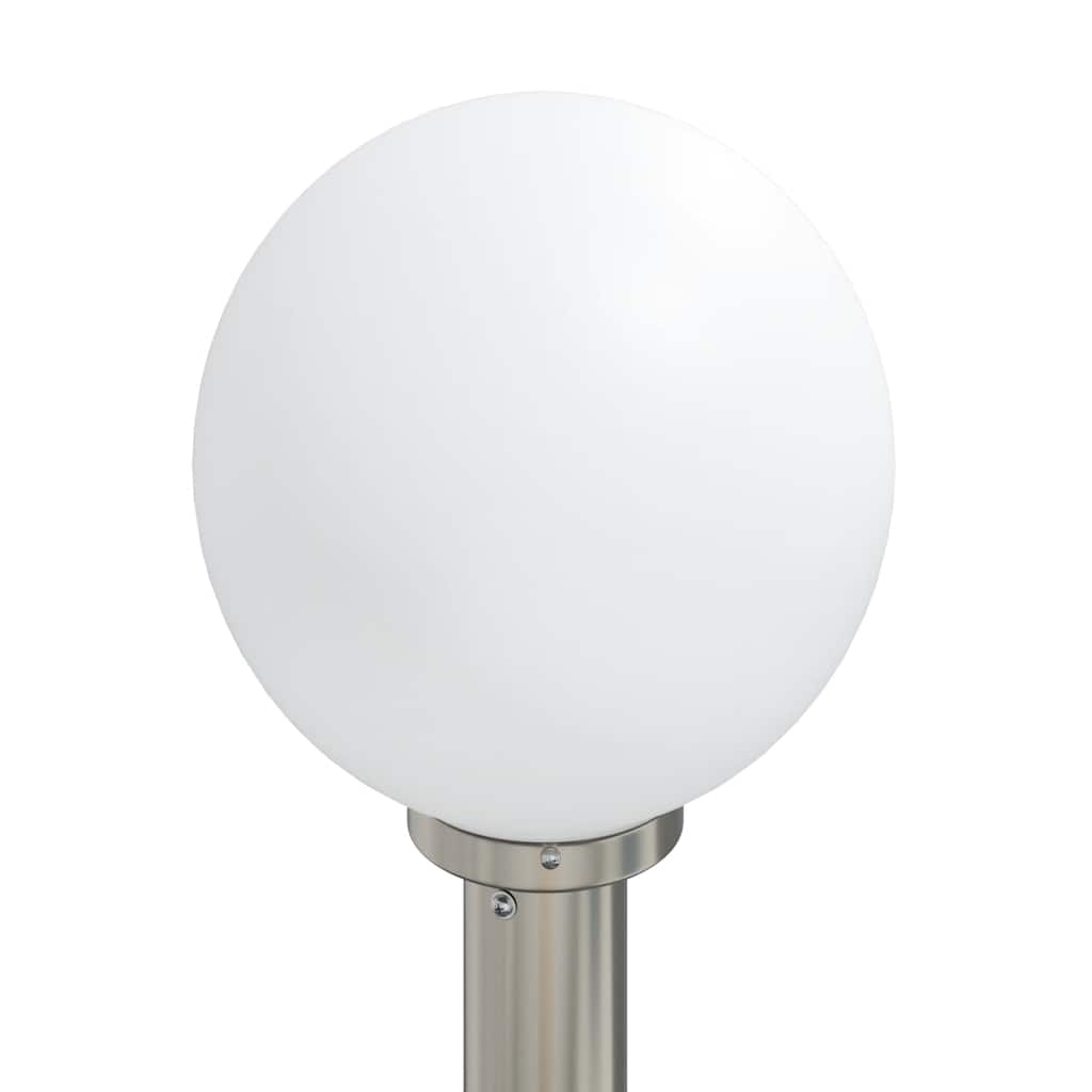 Bollard Lights with Sensor&Outlet 3 pcs 80 cm Stainless Steel IP44