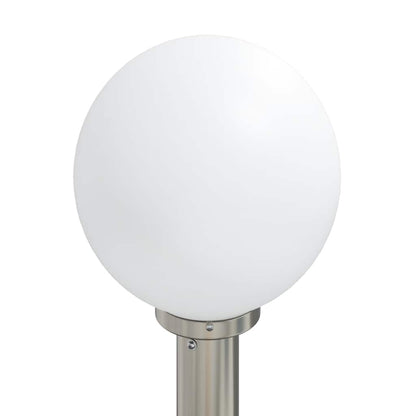Bollard Lights with Sensor&Outlet 3 pcs 80 cm Stainless Steel IP44