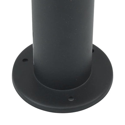 Bollard Light with Outlet 80 cm Black IP44