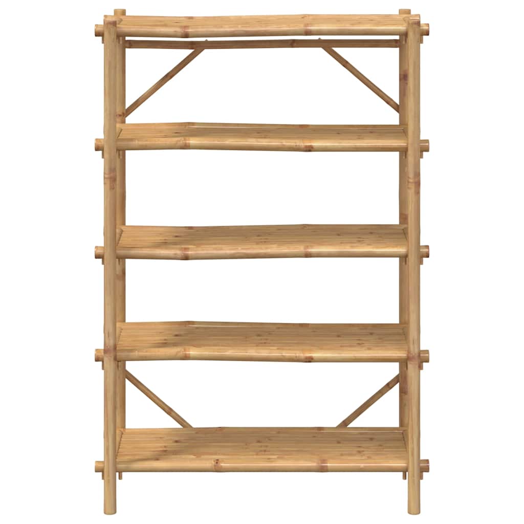 5-Layer Shelf 39.4"x15.7"x59.1" Bamboo