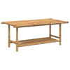 Coffee Table 43.3"x21.7"x17.7" Bamboo