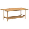 Coffee Table 43.3"x21.7"x17.7" Bamboo