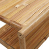 Coffee Table 43.3"x21.7"x17.7" Bamboo