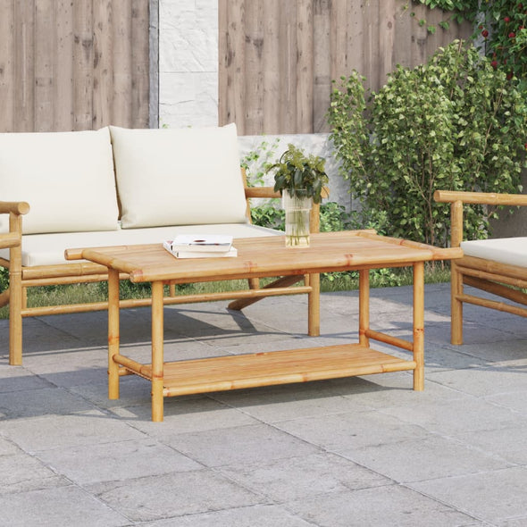 Coffee Table 43.3"x21.7"x17.7" Bamboo