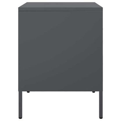 Bedside Cabinets 2 pcs Anthracite 36x39x50.5 cm Steel