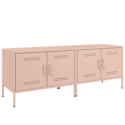 TV Cabinets 2 pcs Pink 68x39x50.5 cm Steel