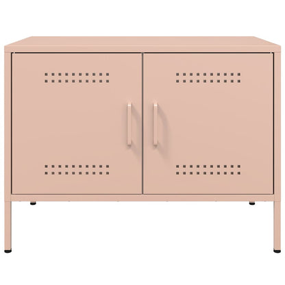 TV Cabinets 2 pcs Pink 68x39x50.5 cm Steel
