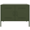 TV Cabinets 2 pcs Olive Green 68x39x50.5 cm Steel