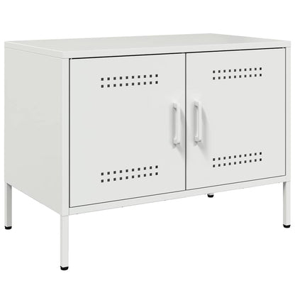 TV Cabinet White 68x39x50.5 cm Steel
