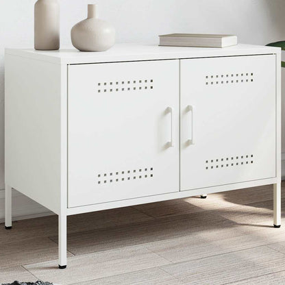TV Cabinet White 68x39x50.5 cm Steel