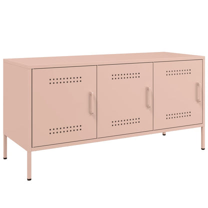 TV Cabinet Pink 100.5x39x50.5 cm Steel