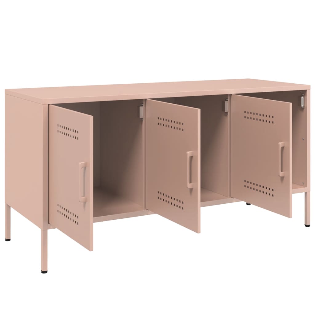 TV Cabinet Pink 100.5x39x50.5 cm Steel