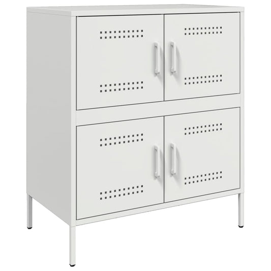 Sideboard White 68x39x79 cm Steel