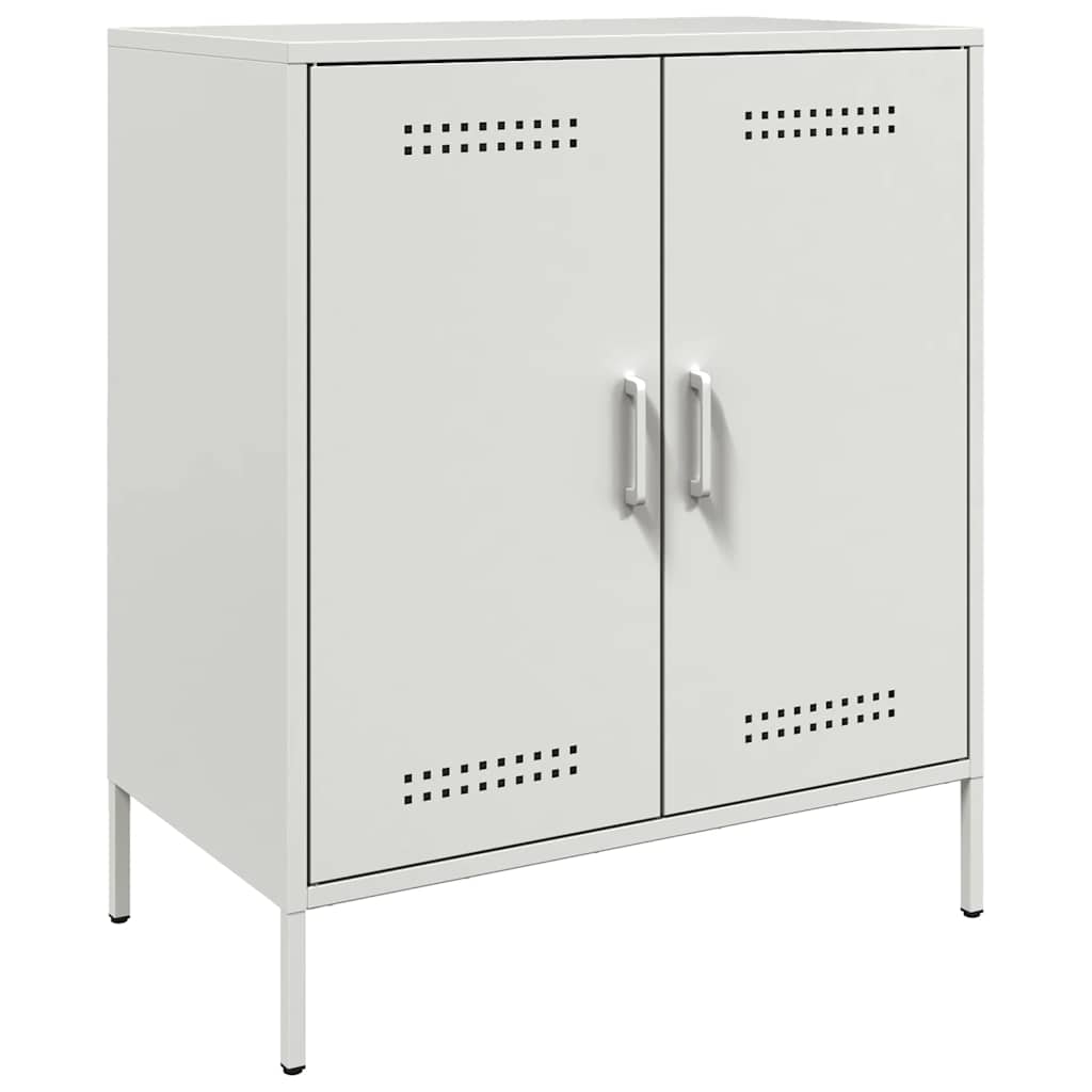 Sideboard White 68x39x79 cm Steel