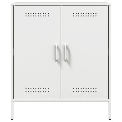 Sideboard White 68x39x79 cm Steel
