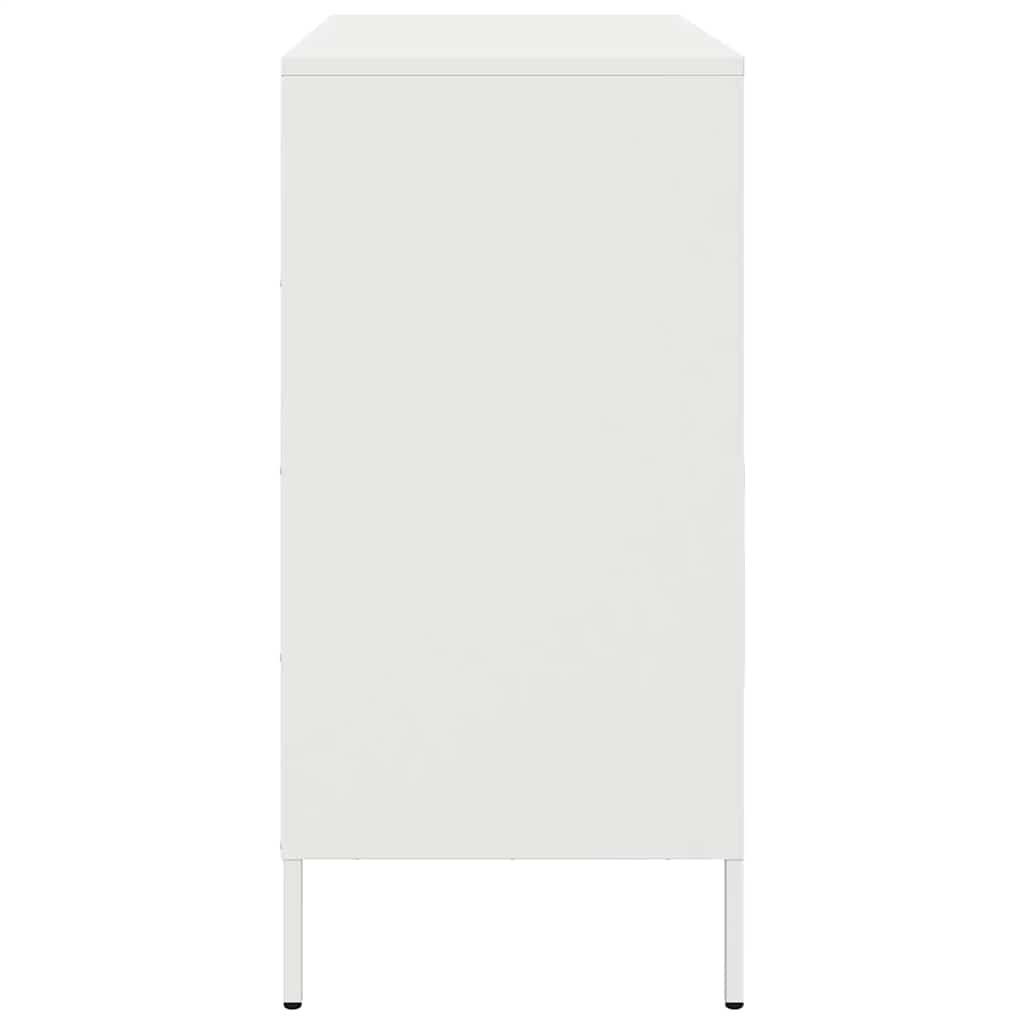 Sideboard White 68x39x79 cm Steel