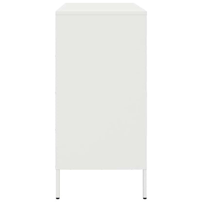 Sideboard White 68x39x79 cm Steel
