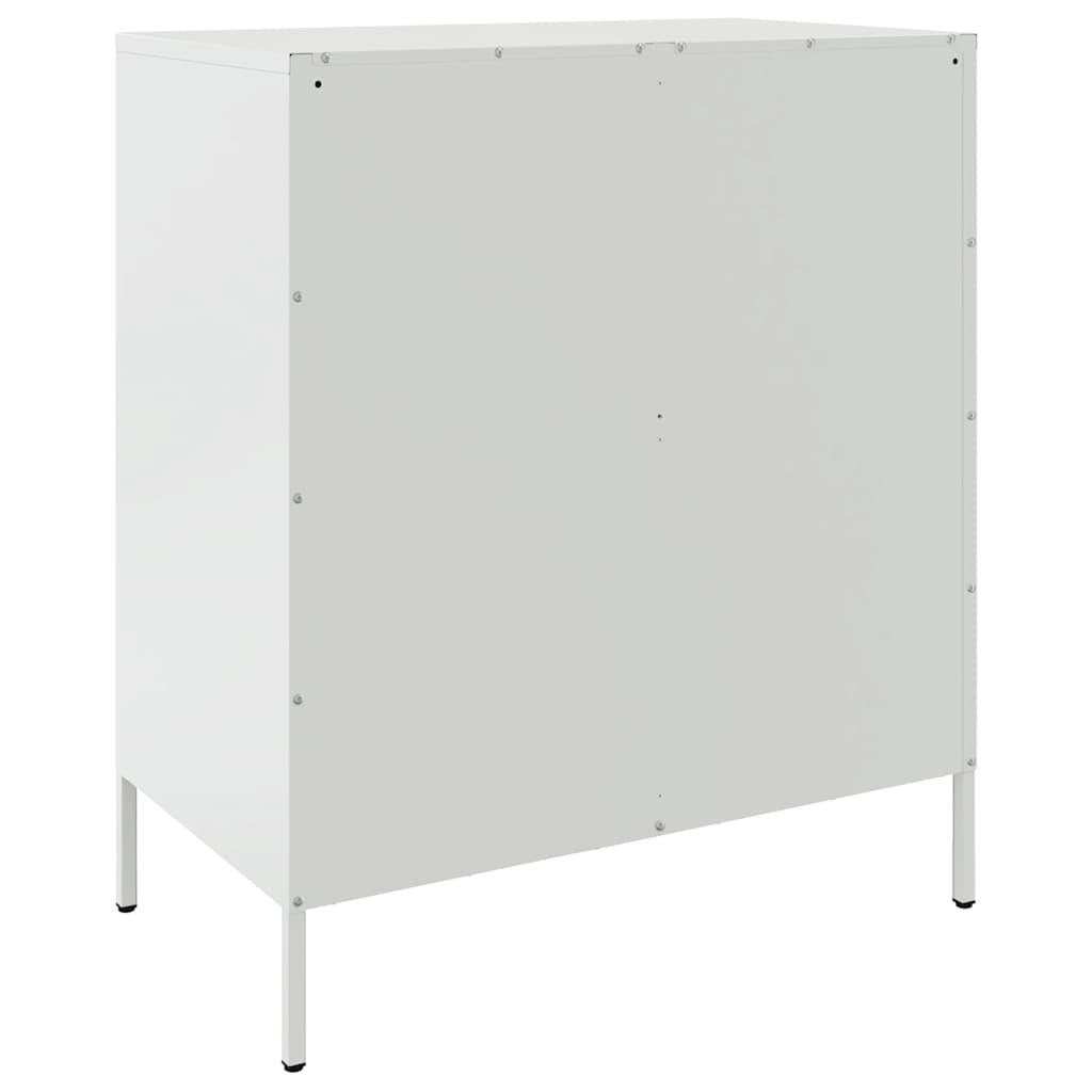Sideboard White 68x39x79 cm Steel