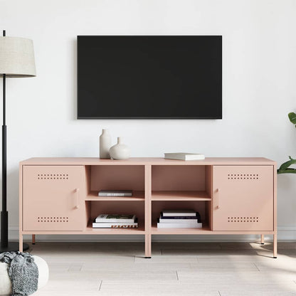 TV Cabinets 2 pcs Pink 68x39x50.5 cm Steel