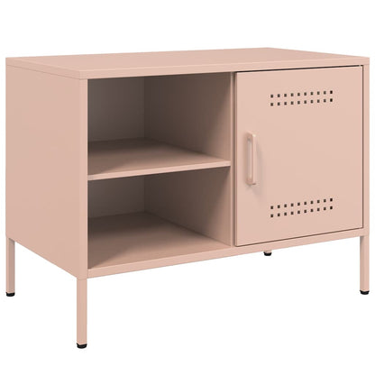 TV Cabinets 2 pcs Pink 68x39x50.5 cm Steel