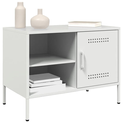 TV Cabinets 2 pcs White 68x39x50.5 cm Steel