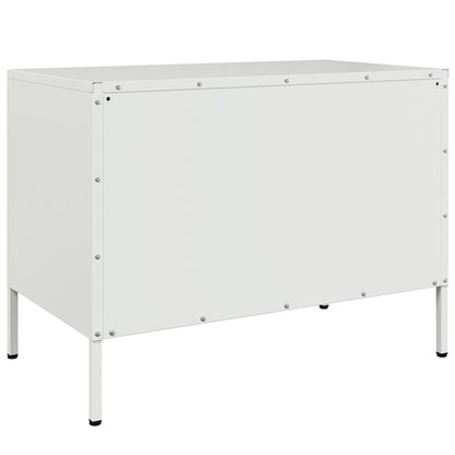TV Cabinets 2 pcs White 68x39x50.5 cm Steel