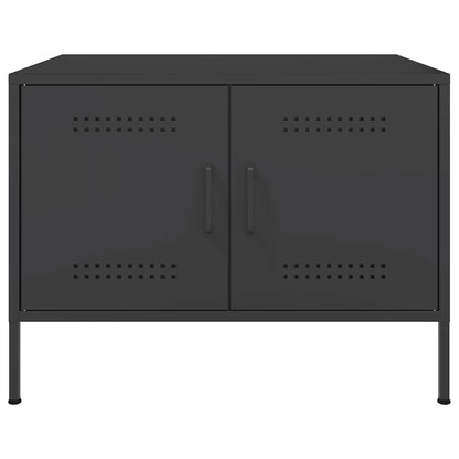 Coffee Table Black 68x50x50.5 cm Steel