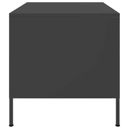 Coffee Table Black 68x50x50.5 cm Steel