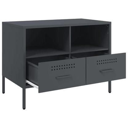 TV Cabinets 2 pcs Anthracite 68x39x50.5 cm Steel