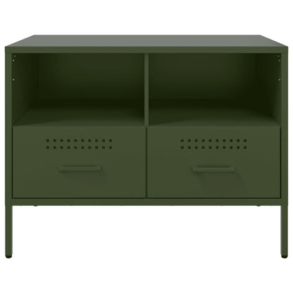 TV Cabinet Olive Green 68x39x50.5 cm Steel