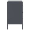 Bedside Cabinet Anthracite 36x39x68 cm Steel