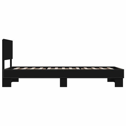 Bed Frame | Black | Engineered Wood, Metal | Small Single | Bed Frame