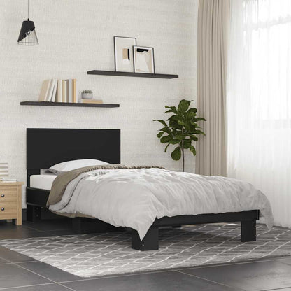 Bed Frame | Black | Engineered Wood, Metal | Small Single | Bed Frame
