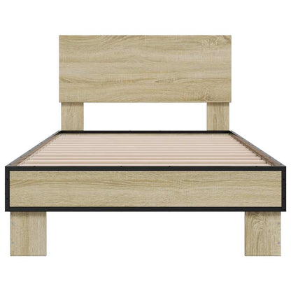 Bed Frame | Sonoma Oak | Engineered wood | Small Single |  Durable