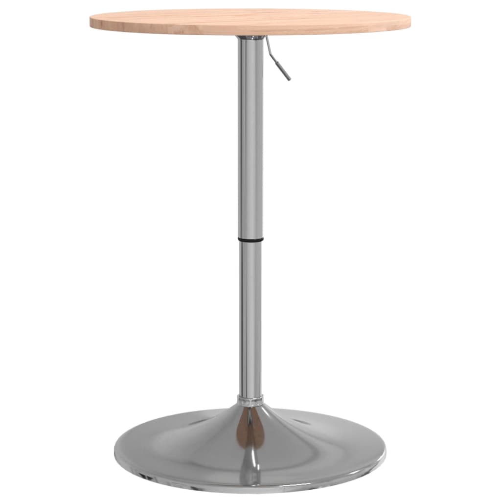 Bar Table Ø50x89.5 cm Solid Wood Beech