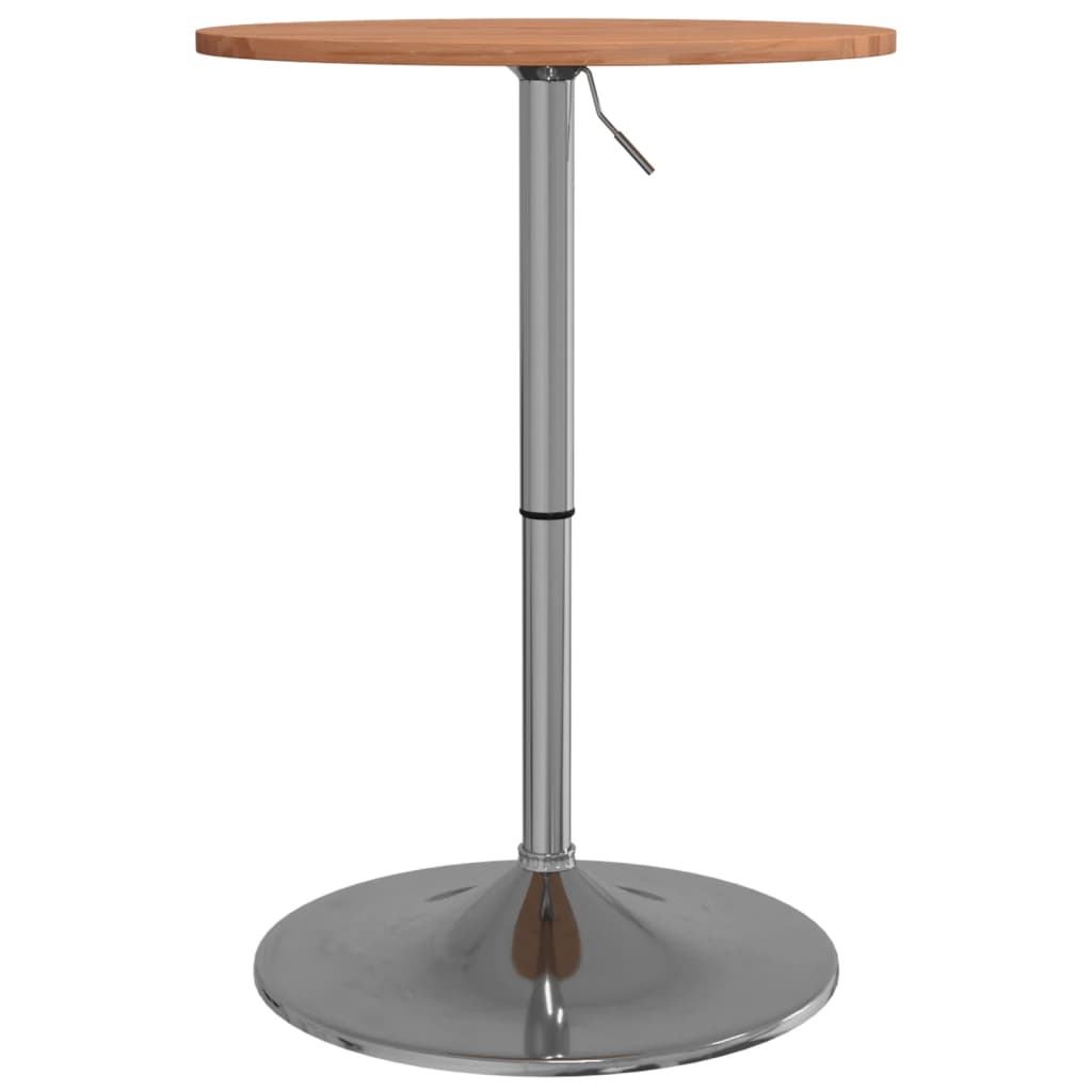 Bar Table Ø50x89.5 cm Solid Wood Beech