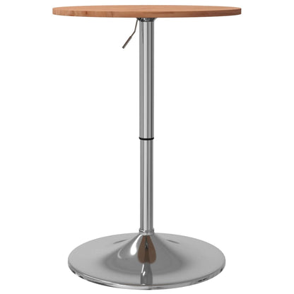 Bar Table Ø50x89.5 cm Solid Wood Beech