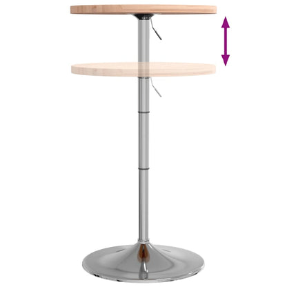 Bar Table Ø50x90.5 cm Solid Wood Beech