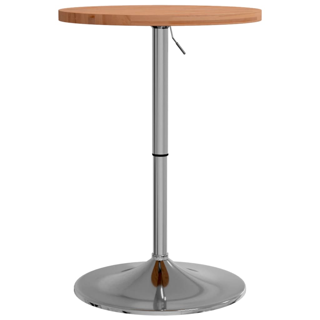 Bar Table Ø50x90.5 cm Solid Wood Beech