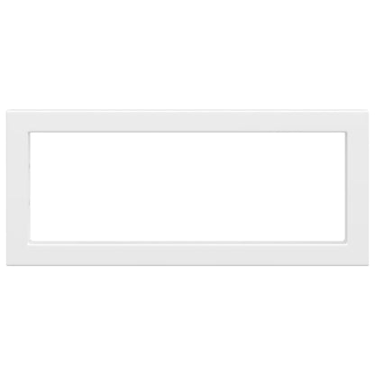 Shelf Brackets for Washbasin 2 pcs White Rectangular Steel