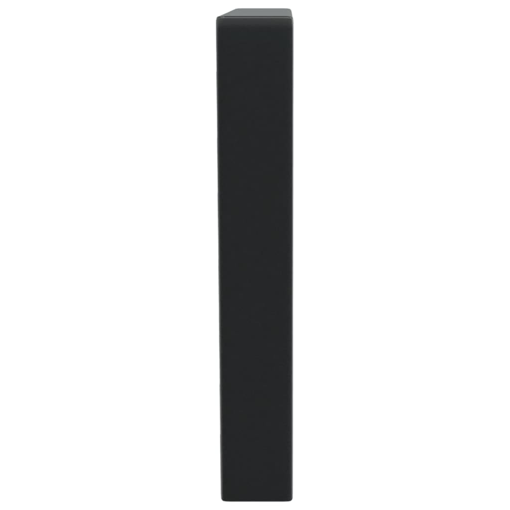 Shelf Brackets for Washbasin 2 pcs Black Trapezium Steel