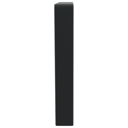 Shelf Brackets for Washbasin 2 pcs Black Trapezium Steel