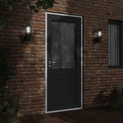 Outdoor Wall Light Black Stainless Steel