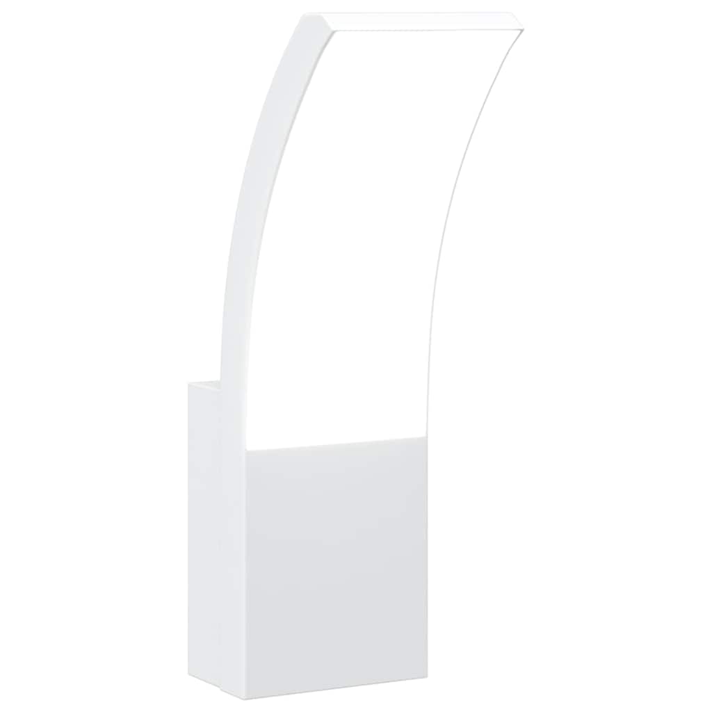 Outdoor LED Wall Light White Die-cast Aluminium