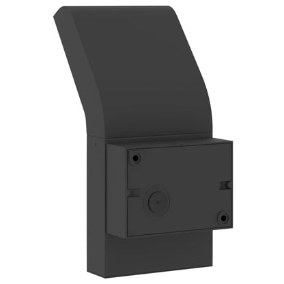 Outdoor LED Wall Lights with Sensors 2pcs Black Die-cast Aluminium