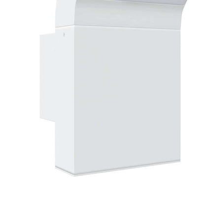 Outdoor LED Wall Lights 2pcs White Die-cast Aluminium