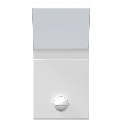 Outdoor LED Wall Lights with Sensors 2pcs White Die-cast Aluminium