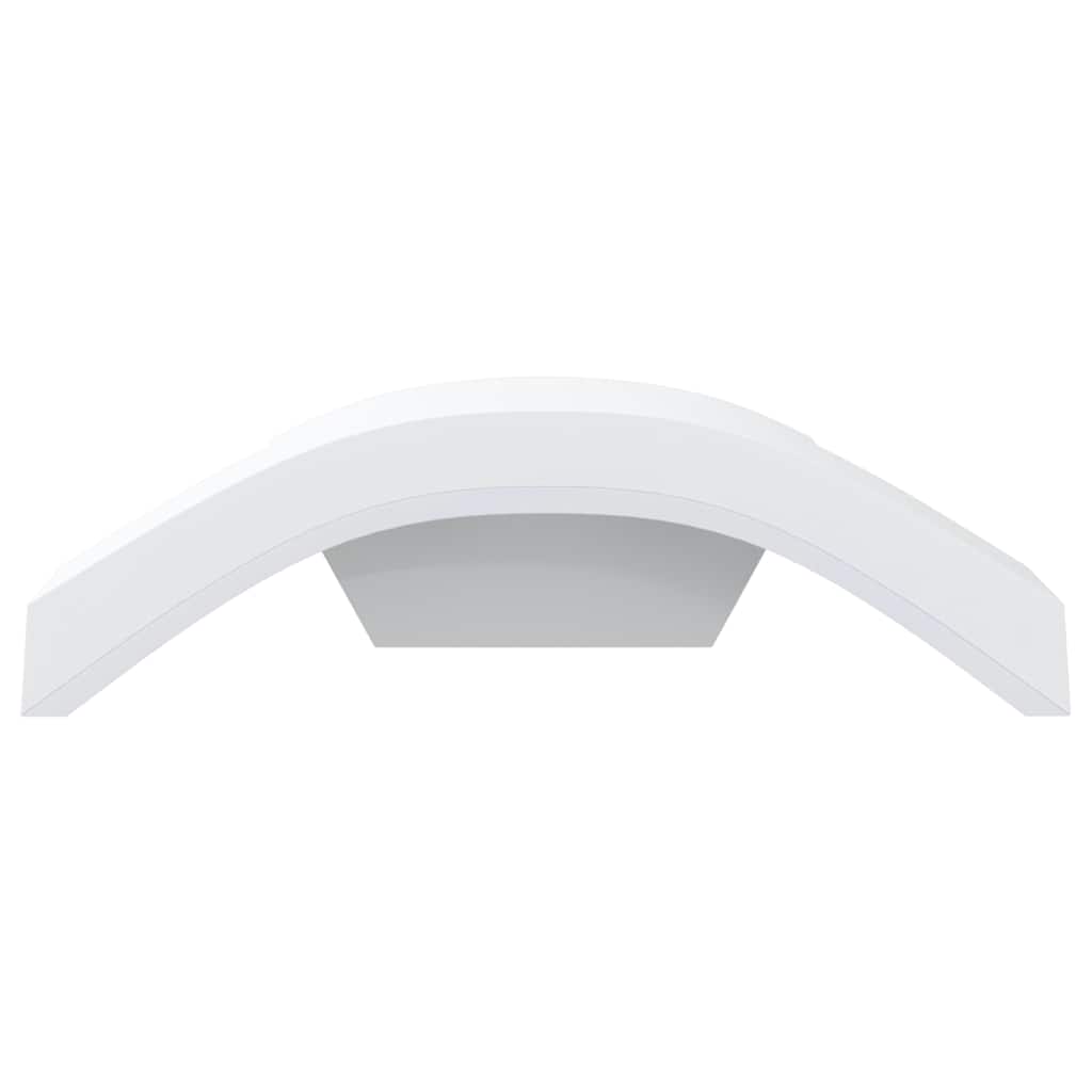 Outdoor LED Wall Lights 2pcs White Die-cast Aluminium