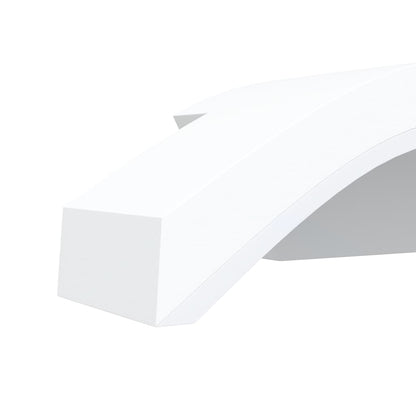 Outdoor LED Wall Lights 2pcs White Die-cast Aluminium